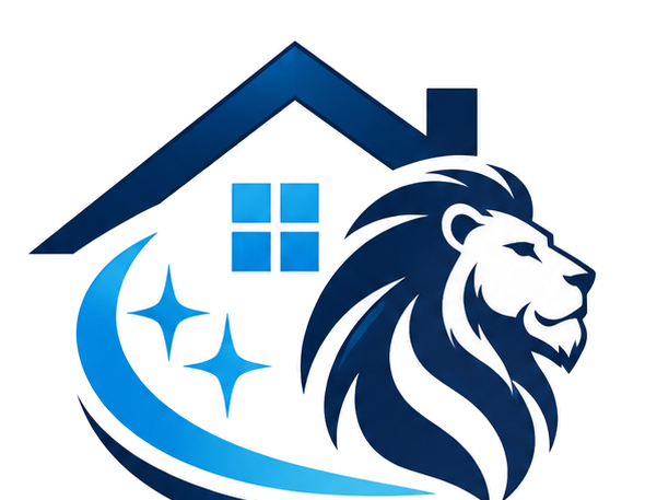 NiyoClean lion and home emblem